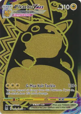 PokeDATA - Check current Pokemon card values for Pikachu VMAX TG29!